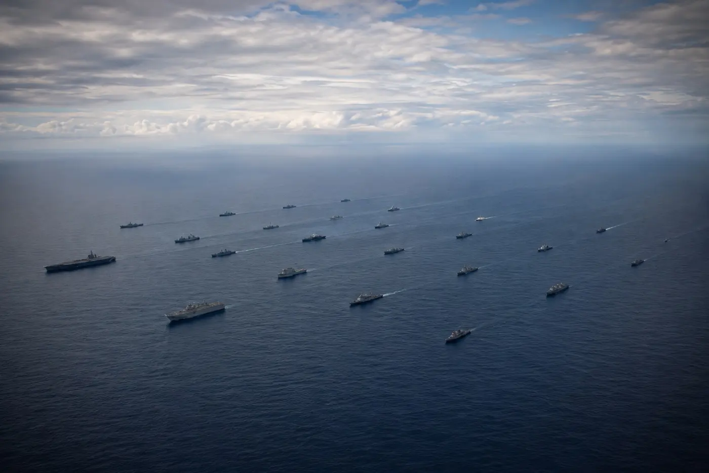 Government vessels at sea