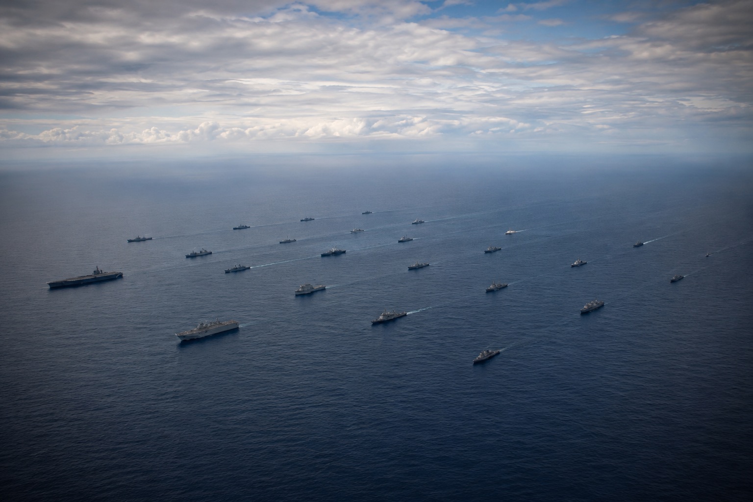 Government vessels at sea